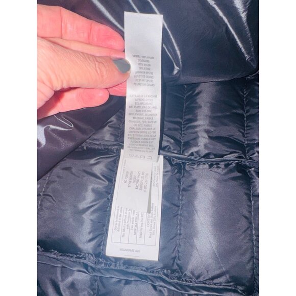 Red Head Mens Puffer Vest L/G Nylon Duck Down Feathers Black Outdoors Packable - Picture 7 of 10